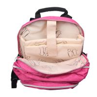 20-0950-C31 Crinkle Nylon Multi Section Backpack Honeysuckle2